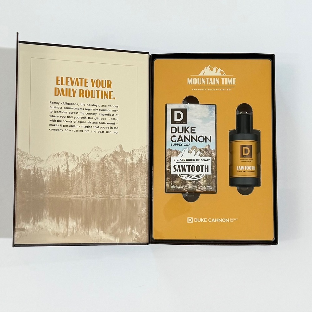 Duke Cannon Mountain Time “Sawtooth” Holiday Gift Set